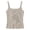 Beige, variant on Girls Casaul Ribbed Stretch Sleeveless Camisole Cami Basic Athletic Tank Tops for Dance Yoga Girls Undershirts Size 7-16 Years