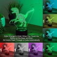 thumbnail image 5 of Dinosaur Lamp 3d Night Light Jurassic Led 7 Color Changing Lamp Night Light, 5 of 5