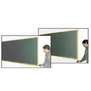 AARCO Products OVB4896V2 ''Overboard'' Aluminum Framed Porcelain Markerboards