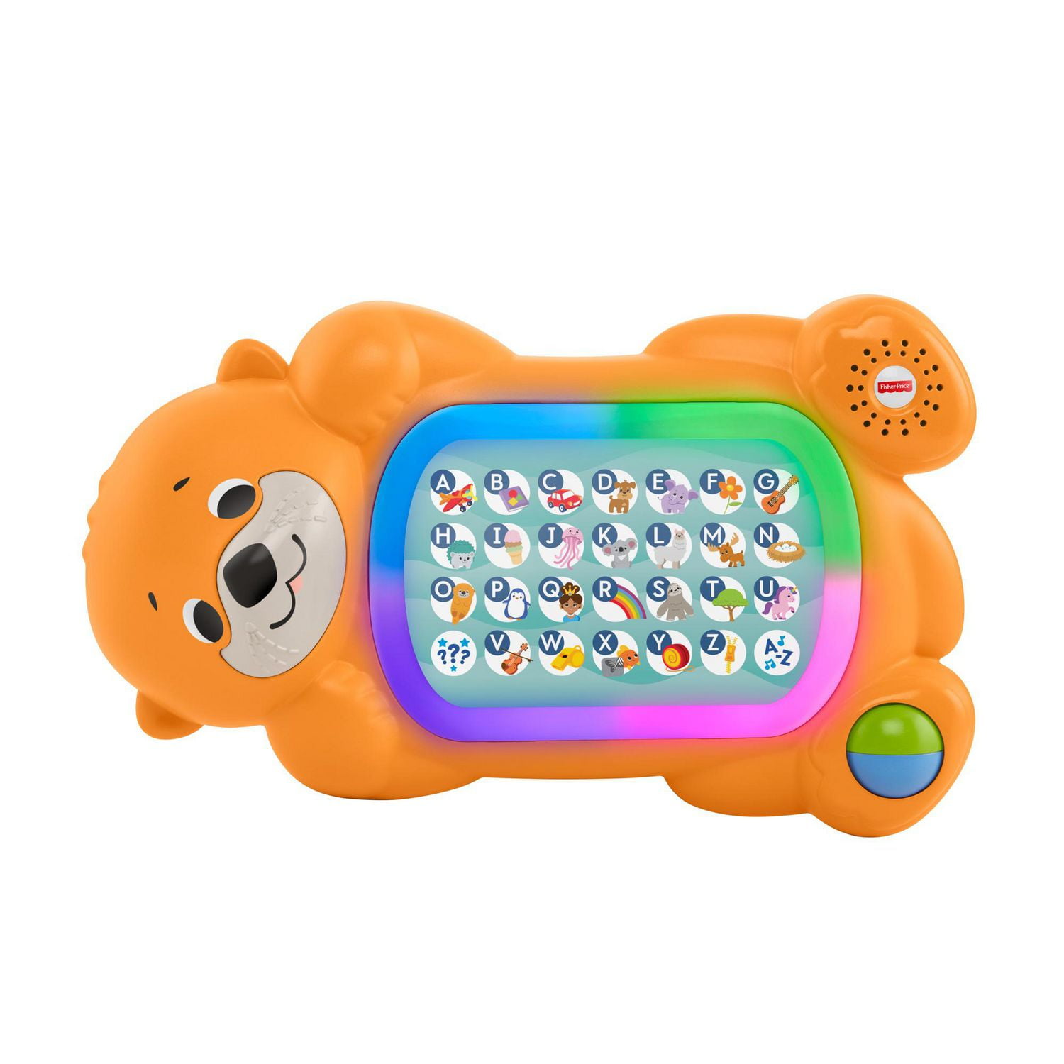 ​Fisher-Price Linkimals A to Z Otter Interactive Keyboard Baby Toy - French Edition