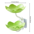 thumbnail image 5 of OIUR 3Pcs Wall Mount Lotus Soap Dish Double Layers Quick Drain No Drill Kitchen Bathroom Shampoo Bar Soap Holder Container Box Saver, 5 of 6