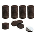 thumbnail image 1 of Unique Bargains Furniture Felt Pads Round 1 1/4' Anti-scratch for Furniture Closet Brown 48pcs, 1 of 7