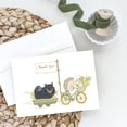 thumbnail image 2 of Pomeranian Black and Tan Greeting Cards and Envelopes Pack of 8, 2 of 2