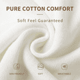 thumbnail image 6 of QUALFORT Women's 100% Cotton Lightweight Button-Front Cardigan Sweater, V-Neck Long Sleeve Knit,Off White S, 6 of 8