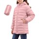 thumbnail image 1 of Cowsor Kids Winter Coats with Hooded Light Puffer Coat Warm Padded Jacket for Boys Girls Toddler, 1 of 7