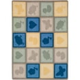 thumbnail image 2 of Cuddly Creatures 5'4" x 7'8" Area Rug In Color Multi-Color:Multi,Material:Nylon, 2 of 2