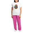 thumbnail image 4 of CafePress - Hawaiian Christmas Penguin Pajamas - Women's Short Sleeve Print T-Shirt and Pants Light Cotton Pajama Set, 4 of 7