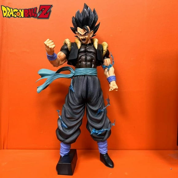 44cm Dragon Ball Big Goku Vegeta Black Hair Anime Figure Model Dolls Figurines Statue Action Ornament Collectible Children Toys