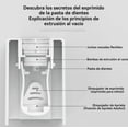 thumbnail image 4 of Porta Cepillo De Pared Dispensadorde Pasta Dental Con4 Vasos Modelo Blanco, 4 of 4