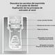 thumbnail image 4 of Porta Cepillo De Pared Dispensadorde Pasta Dental Con4 Vasos Modelo Blanco, 4 of 4