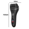 thumbnail image 2 of Amoladora eléctrica para pies Exfoliante Pedicura Pedicura Eliminación de callos Impermeable-Negro MFZFUKR CPB-US-YYM259-4, 2 of 5