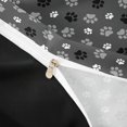 thumbnail image 4 of Homewish Cool Dog Paw Duvet Cover Queen,Cartoon Pet Themed Queen Bedding,Gray,Black Reversible,3pcs,1 Duvet Cover and 2 Pillowcases, 4 of 6