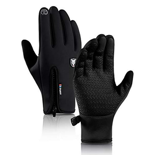 HONYAR Winter Gloves, Waterproof Work Gloves Women, Touchscreen Fingers High-Density  Carbon Fiber Windproof, Keep Warm in Cold Weather, Driving Cycling Bike  Workout Running (Black M) - Walmart.com