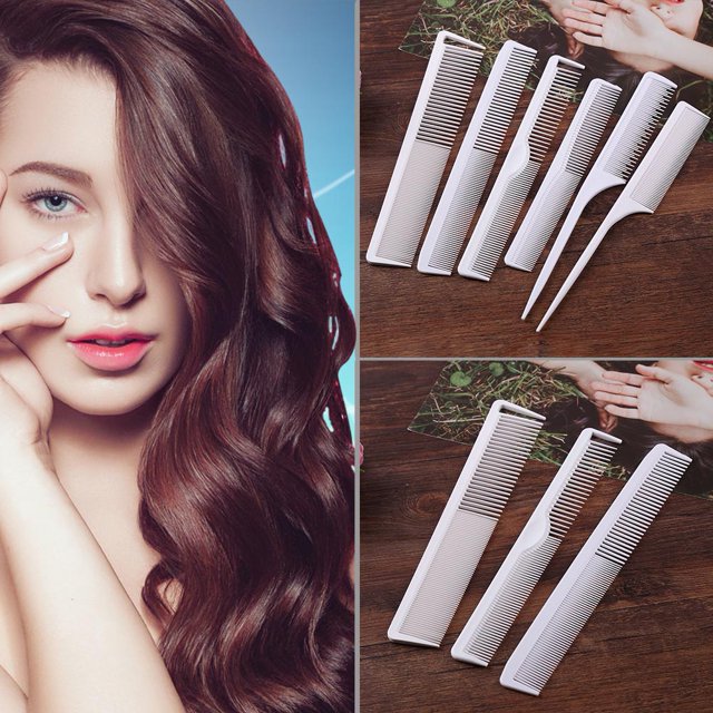 Tmvgtek 6 Unids/Set Peine De Corte De Pelo De Salón De Peluquería Antiestático Herramienta De Estilismo Profesional Tmvgtek Para estrenar