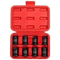 Sunex 2841 8-Piece 1/2 in. Drive Pipe Plug Impact Socket Set