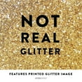 thumbnail image 3 of Black Pennant Party Banner Gold Glitter Polka Dots, 3 of 3