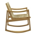 thumbnail image 2 of Powell Quinlan Boho Woven Rope Indoor Rocking Chair, Natural, 2 of 10