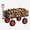 Black(Red Handle), variant on Garvee Steel Garden Cart Wagon, 900 lbs Wheelbarrow Yard Cart, Utility Wagon for Gardening/Soil/Tools/Plant, Black