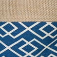 thumbnail image 3 of DII 16" Round Modern Fabric Large Burlap Diamond Storage Bin in Navy, 3 of 4