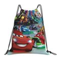 thumbnail image 1 of Mochila deportiva impermeable con cordón de Cars Lightning Mcqueen, para gimnasio, yoga, viajes, para mujeres y hombres, 1 of 1
