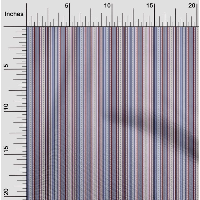 oneOone Viscose Chiffon Fabric Texture Stripe Printed Craft Fabric BTY 42 Inch Wide
