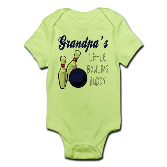 CafePress - Grandpa's Bowling Buddy Infant Bodysuit - Baby Light Bodysuit