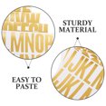 thumbnail image 3 of SHISUYAN 6 Sheets Adhesive Vinyl Letter Number Stickers Alphabet Numbers Signs Sticker for Mailbox Window Door Cars Business Address, 3 of 9