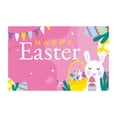 thumbnail image 2 of HongHeng 59x35 inch Happy Easter Backdrops Cloth Happy Hanging Wall Banner Bunny Grassland Eggs Photography Background for Easter Spring Party Decoration Happy Easter Sign, 2 of 6