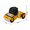 Yellow, variant on Alloy Road Roller Truck Toys 1:80 Construction Vehicle Engineering Car Model for Kids Birthday Gifts-Orange