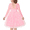 Pink, variant on Arshiner Flower Girl Dress V Back Lace Long Sleeve Tulle Special Occasion Wedding Party Dresses