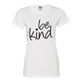 thumbnail image 1 of Womens Be Kind Heart Deluxe Soft T-Shirt, 1 of 1