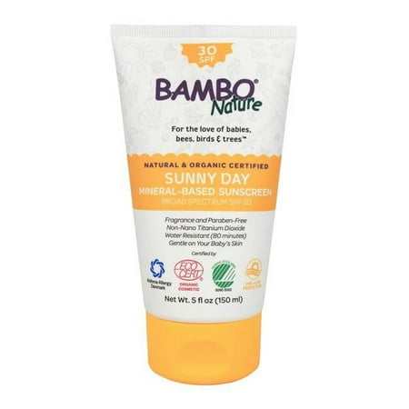 Bambo Nature 150249 150 ml SPF 30 Sunny Day Mineral Sunscreen for 30 Month , Pack of 6