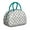 Blue-green-2, variant on Emperor Penguin Print Lunch Bag for Women, Reusable Insulated Cooler with Cute Snowflake Pattern, Perfect for Winter Lunch, School, or Outdoor Activities