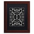 thumbnail image 2 of Trademark Fine Art "Black & White Pattern" Canvas Art by Color Bakery, Black Matte, Wood Frame, 2 of 4