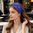 thumbnail image 2 of Korean Style Satin Heardband Elastic Hair Band for Washing Face Bathing Makeup Daily Casual Use, 2 of 4