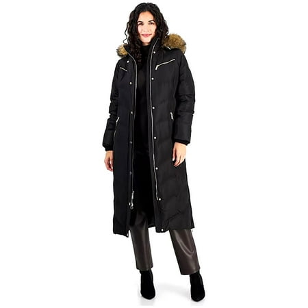 MICHAEL Michael Kors Women s Maxi Down Winter Coat (Black  XXL)