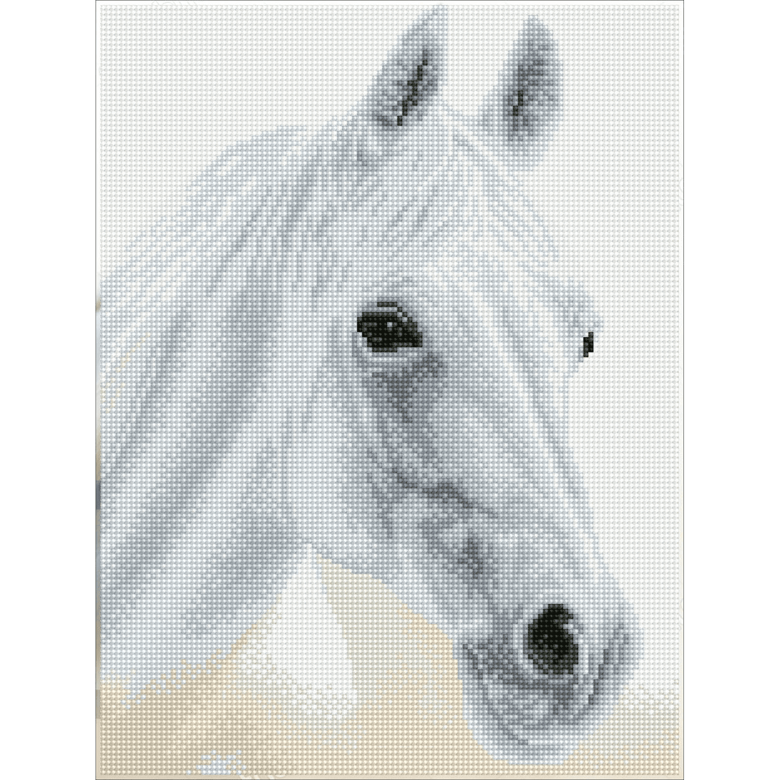Diamond Dotz Arabian Beauty Horse  Diamond Painting Kits for Adults - Diamond Art Kits a Relaxing Creative Craft Kit with Dotz Gems 12.2"x16.1"