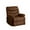 Velvet-Brown, variant on Aukfa Fabric Recliner Chair Overstuffed Armchair, Blue