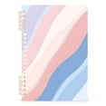 thumbnail image 7 of FORMRS 1-Subject Spiral Notebook 8" x 5" College Ruled 60 Refillable Sheet A5 Hard Cover, 2 Pack, Abstract Blue, 7 of 7