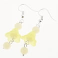 thumbnail image 3 of Pendientes de flores perfecl palo de cabellero Borla kimono Joyería Amarillo claro, 3 of 8