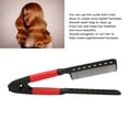 thumbnail image 3 of Hair Straightening Comb, Portable Rounded Comb Teeth V Shaped Straight Comb 3Pcs Safe High Temperature  Multipurpose  For Knotty Hair, 3 of 8