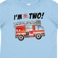 thumbnail image 4 of Inktastic I'm 2 Fire Truck 2nd Birthday Boys or Girls Baby T-Shirt, 4 of 5