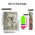 thumbnail image 2 of 5D Diamond Art Painting Ballet Dancing Ballerina Under Moon DIY Paint with Full Drill Round Diamond Gems Painting by Number Kits for Adults Art Craft Home Wall Decor 11.8x15.8in(2), 2 of 8