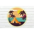 thumbnail image 3 of Kimberly, Allen 18x13 Black Modern Framed Museum Art Print Titled - Beach Tent A, 3 of 5