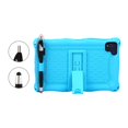 thumbnail image 4 of Soft Case for Samsung Galaxy Tab A (8.0-Inch) Tablet (Model Number SM-T290/SM-T295/SM-T297, Released in 2019) - Slim Fit Lightweight Shockproof Kickstand Silicone Case Cover (Light Blue), 4 of 5