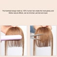 thumbnail image 2 of Frange à Clip Extensions de Cheveux Humains 100 % Naturels Frange à Clip Frange Latérale, 2 of 8