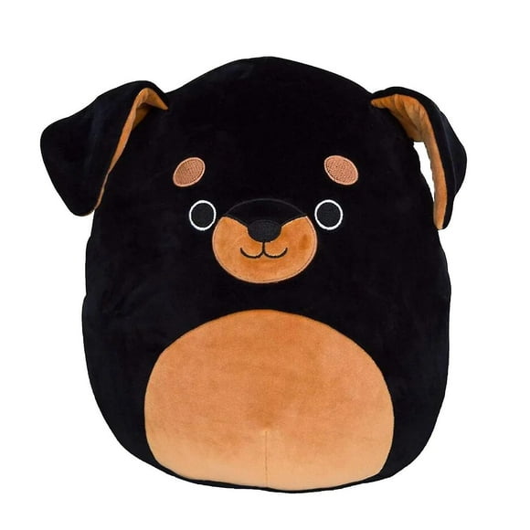 Plush Toy Bedroom Gift Rottweiler Soft Stuffed Cute Desktop Ornament Home Decor-yvan