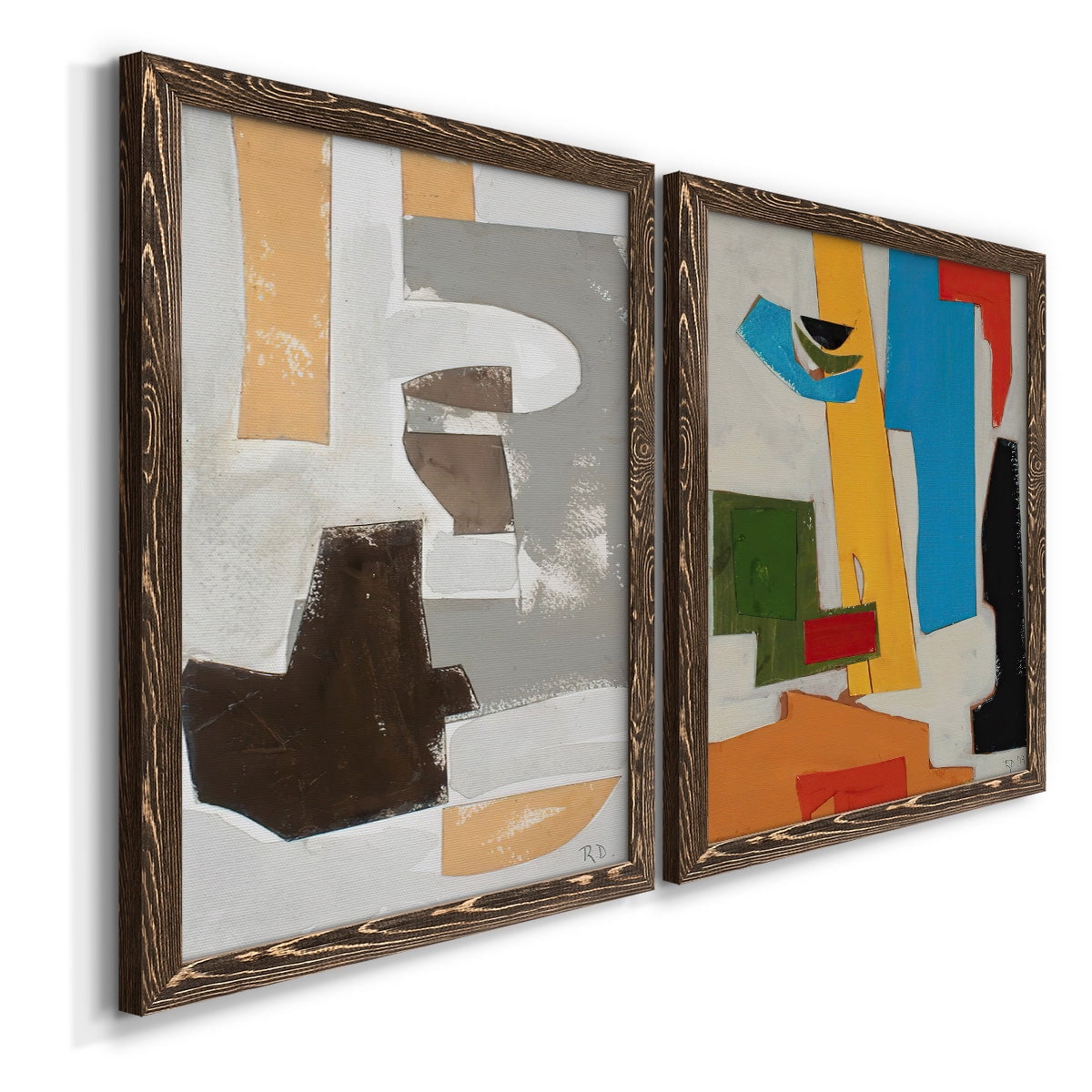Andalusian Forms III - Premium Framed Canvas 2 Piece Set - Ready to Hang