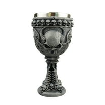 Gothic Stainless Steel Goblet Chalice Themed Drinkware for Halloween Party Barware Unique Glass