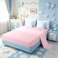 thumbnail image 3 of Manfei Cartoon Coquette Bowknot 7-Piece Twin Bedding,Lovely Wildlife Goose Bedding Comforter Set,Pink Reversible, 3 of 7
